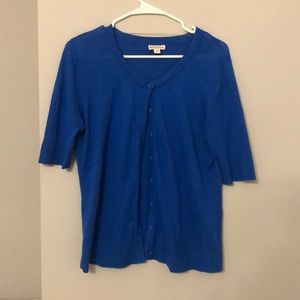 ⭐️ Blue Merona Cardigan sz L